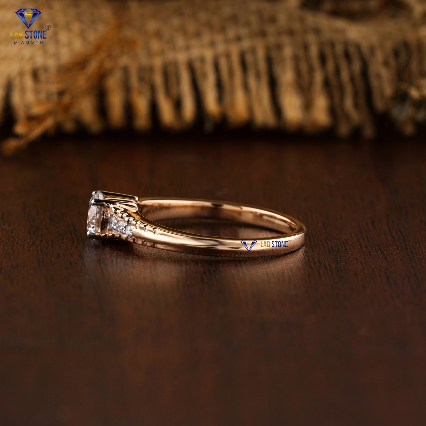 0.65 TDW Round Cut Women’s Engagement Diamond Ring