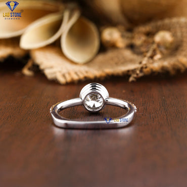 1.17 TDW Round Cut Women’s Engagement Diamond Ring
