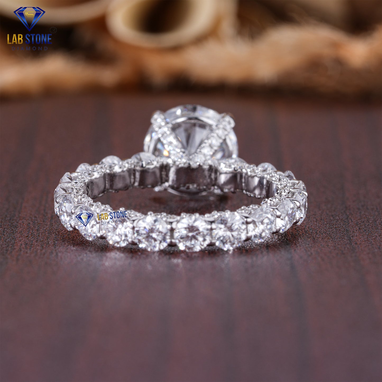 4.519 Carat Round Cut Diamond Engagement Ring