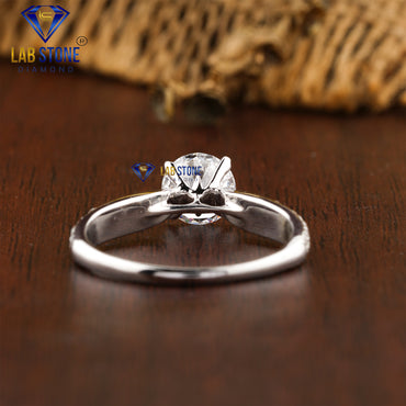 1.37 TDW Round Cut Diamond Women’s Engagement Ring