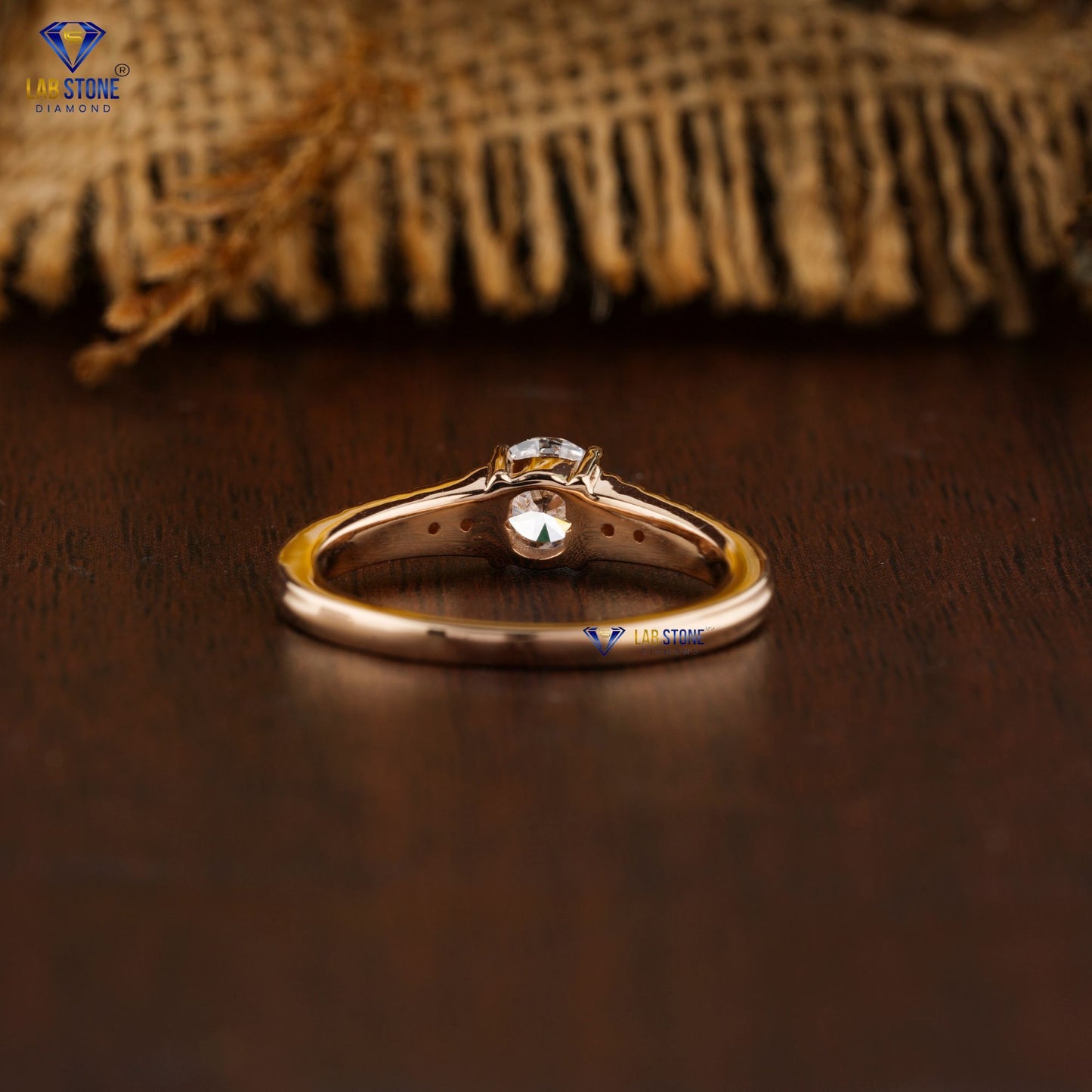 0.65 TDW Round Cut Women’s Engagement Diamond Ring