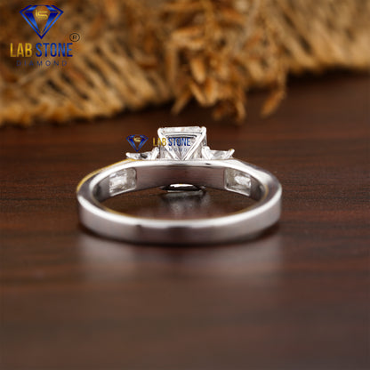 1.50 TDW Radiant, Princess and Baguette Cut Women’s Diamond Ring