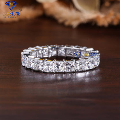 3.74 TDW Princess Cut Eternity Diamond Band