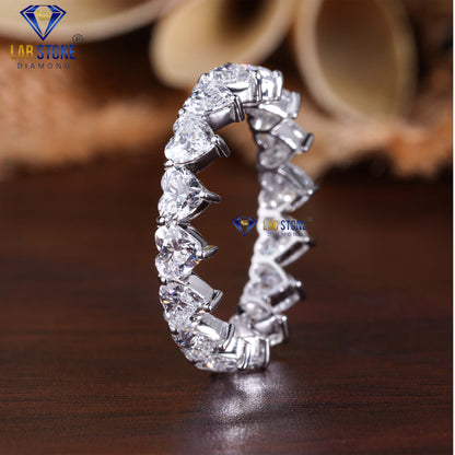 3.18 TDW Heart Cut Women’s Eternity Diamond Band