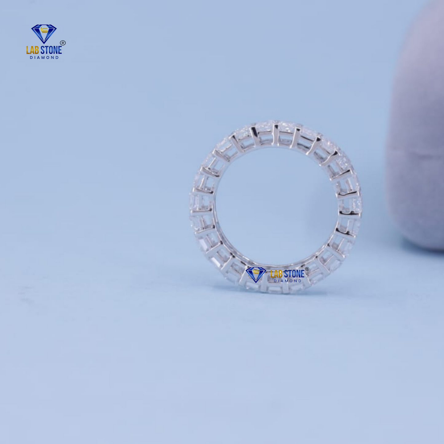 5.75 TDW Emerald Cut Women’s Diamond Eternity Band