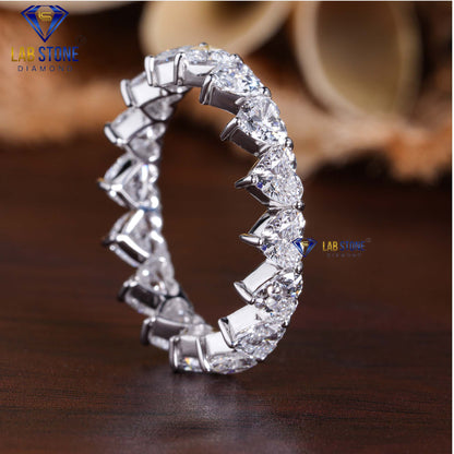 3.18 TDW Heart Cut Women’s Eternity Diamond Band