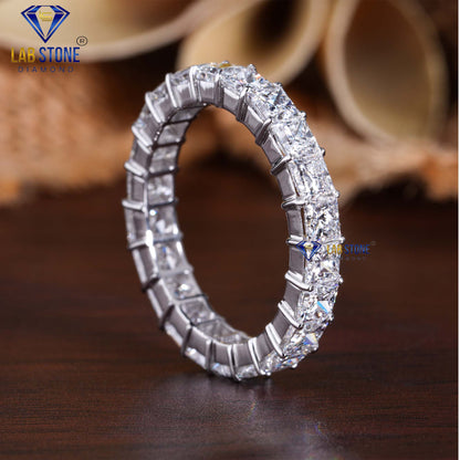 3.74 TDW Princess Cut Eternity Diamond Band