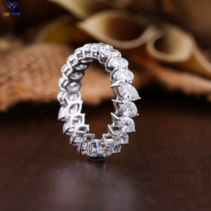 3.15 TDW Oval & Marquise Cut Diamond Eternity Band