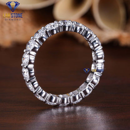 3.40 Carat Round Cut Diamond Eternity Ring