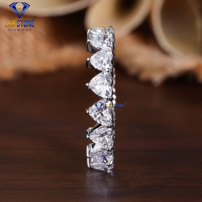 3.18 TDW Heart Cut Women’s Eternity Diamond Band