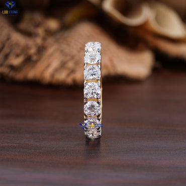 3.84 TDW Round Cut Women's Diamond Eternity Band