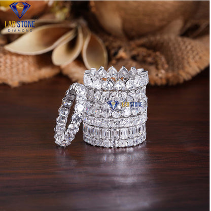 3.40 Carat Round Cut Diamond Eternity Ring