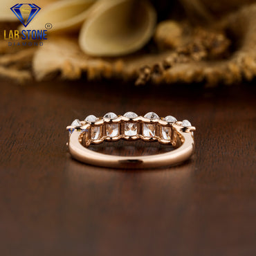 2.10 TDW Oval Cut Women’s Diamond Band Ring