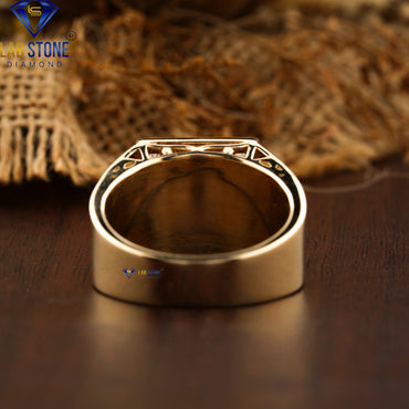 2.37 TDW Princess & Round Cut Diamond Men’s Ring