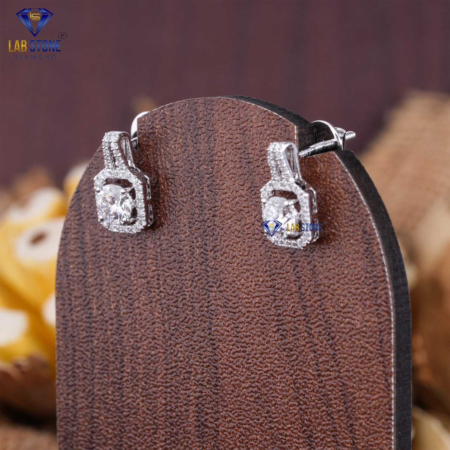 2.03 TDW Round Cut Diamond Pendant & Earring