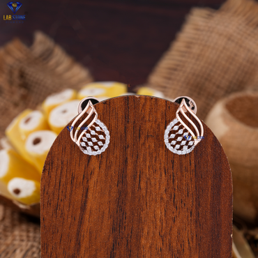 0.65 TDW Round Cut Diamond Pendant & Earring