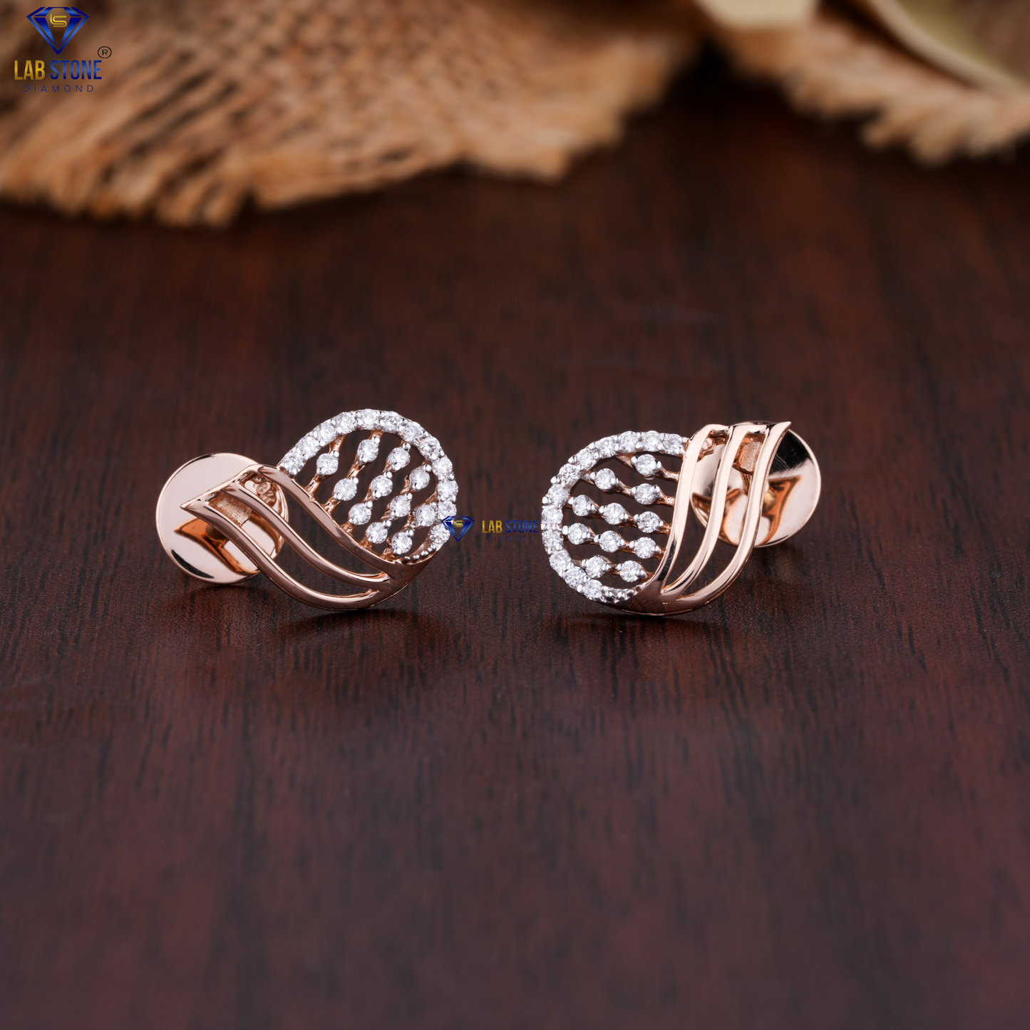 0.65 TDW Round Cut Diamond Pendant & Earring