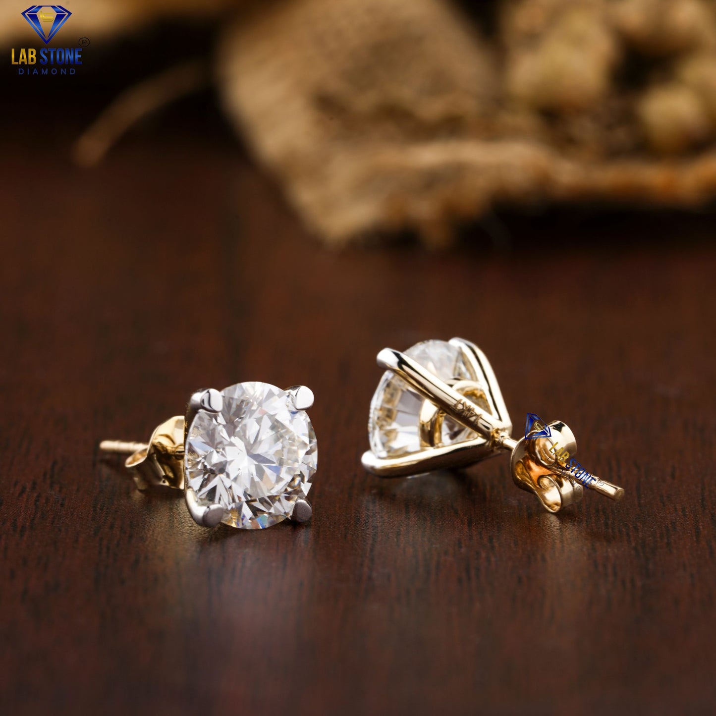 7.49 TDW Round Cut Diamond Pendant & Earring