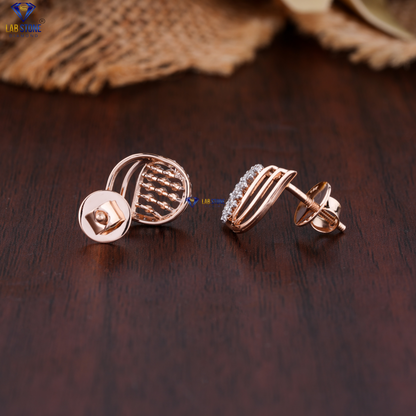 0.65 TDW Round Cut Diamond Pendant & Earring