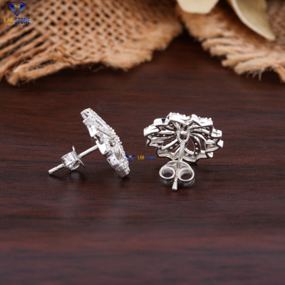 1.32 TDW Round Cut Diamond Pendant & Earring