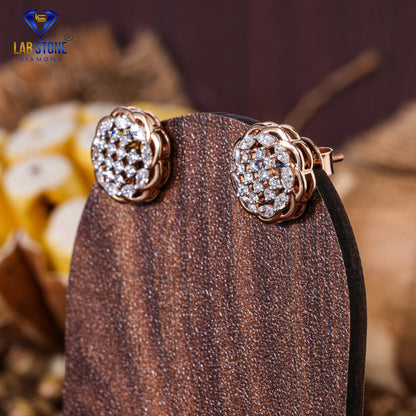 1.98 TDW Marquise & Round Cut Diamond Pendant & Earring