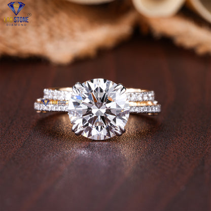 4.88 TDW Round Diamond Cut Women’s Ring with Band