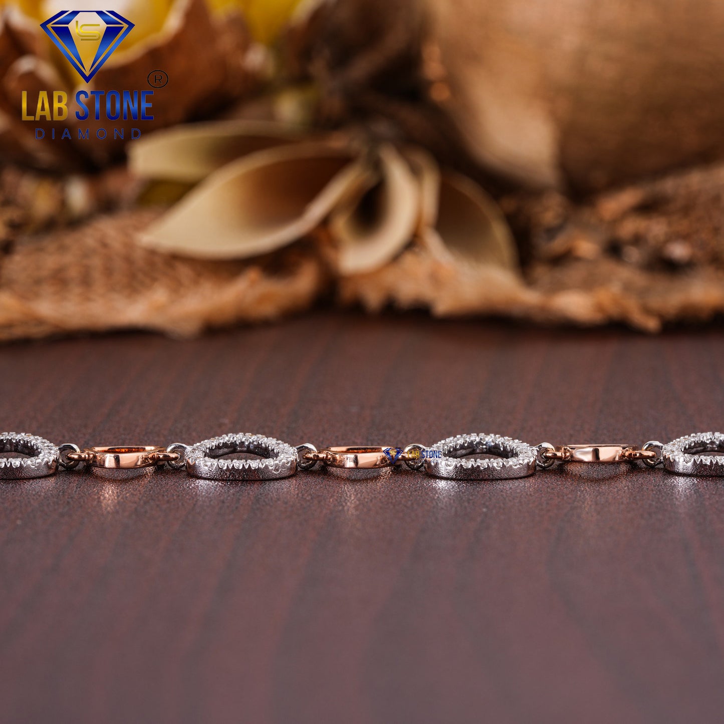 0.58 TDW Round Cut Diamond Slider Bracelet