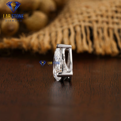 1.06 TDW Pear Cut Diamond Solitaire Pendant