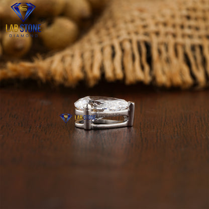 1.06 TDW Pear Cut Diamond Solitaire Pendant