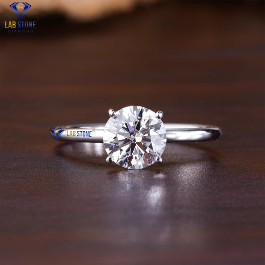 1.25 TDW Round Cut Diamond Women’s Solitaire Ring