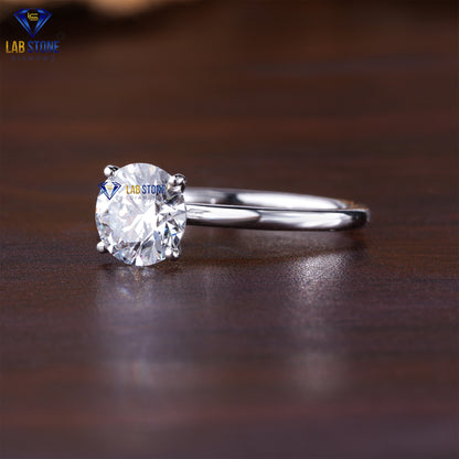 1.25 TDW Round Cut Diamond Women’s Solitaire Ring