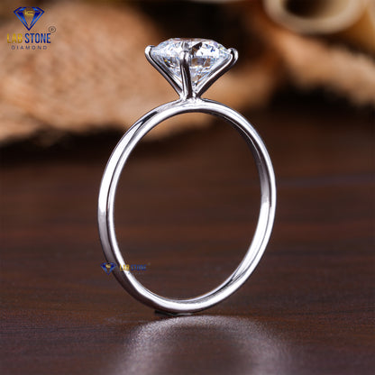 1.25 TDW Round Cut Diamond Women’s Solitaire Ring
