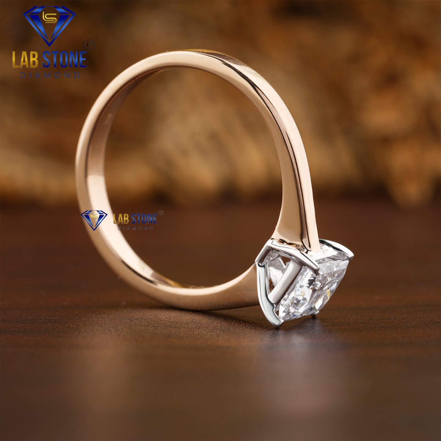 1.04 TDW Princess Cut Daimond Women’s Solitaire Ring