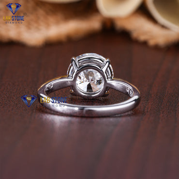 1.35 TDW Round Cut Diamond Women’s Solitaire Ring
