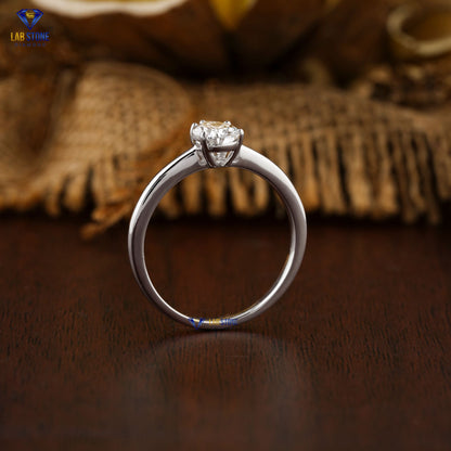 0.87 TDW Pear Cut Women’s Solitaire Diamond Ring