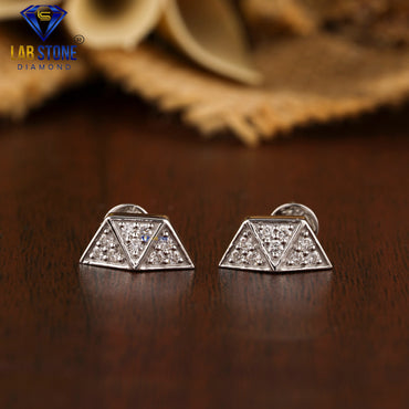 0.21 TDW Round Cut Diamond Stud Earrings