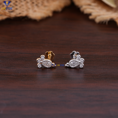 0.14 TDW Pear & Round Cut Diamond Piercing