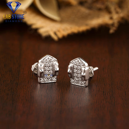 0.30 TDW Round Cut Diamond Stud Earrings