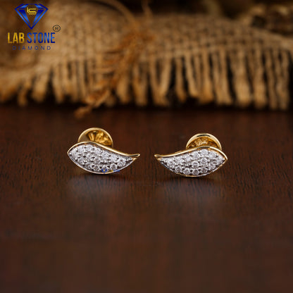 0.258 TDW Round Cut Diamond Stud Earring