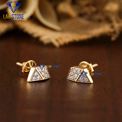 0.21 TDW Round Cut Diamond Stud Earrings