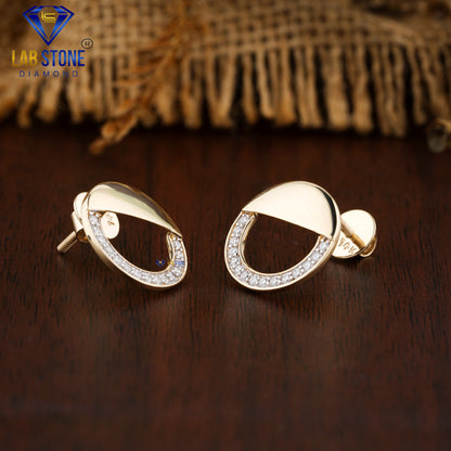 0.30 TDW Round Cut Diamond Stud Earring