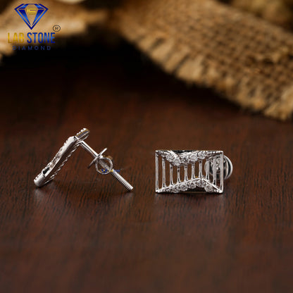 0.15 TDW Round Cut Diamond Stud Earring