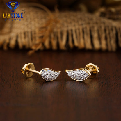 0.258 TDW Round Cut Diamond Stud Earring