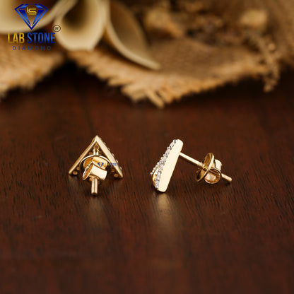 0.266 TDW Round Cut Diamond Stud Earrings