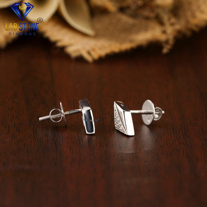 0.104 TDW Round Cut Diamond Stud Earrings