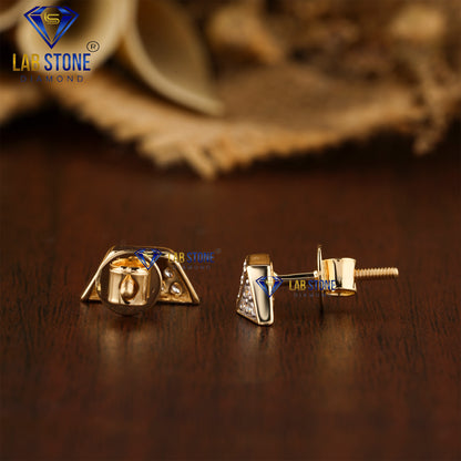 0.21 TDW Round Cut Diamond Stud Earrings