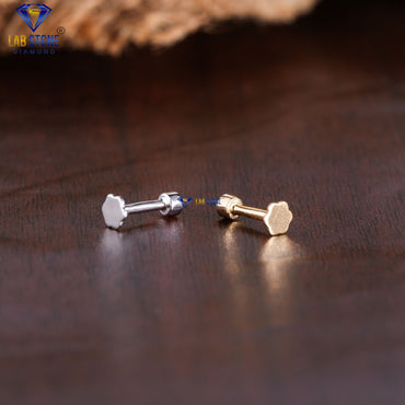0.06 TDW Round Cut Diamond Piercing
