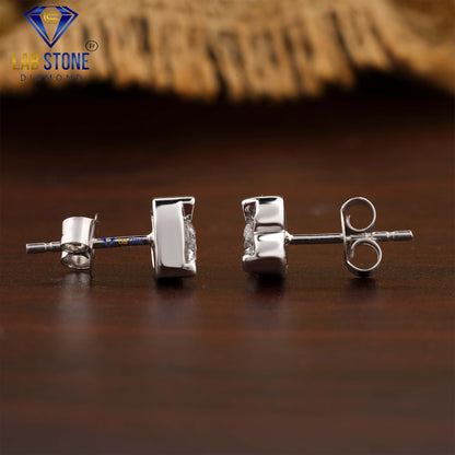 0.68 TDW Round Cut Diamond Solitaire Stud Earring