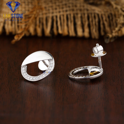 0.30 TDW Round Cut Diamond Stud Earring