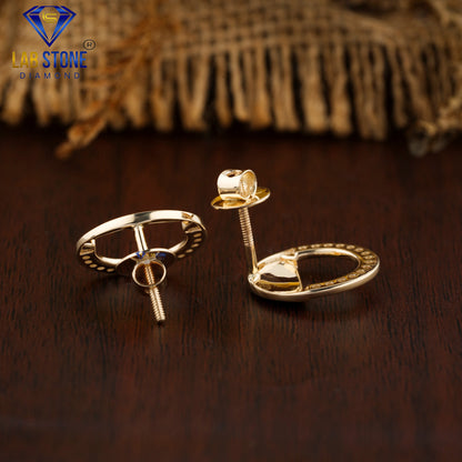 0.30 TDW Round Cut Diamond Stud Earring